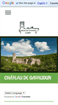 Mobile Screenshot of chateaudegavaudun.com